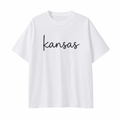 Collection 3 Kansas Essential Cotton T-Shirt - White front