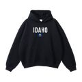 Collection 7 Idaho Oversize Fleeced Hoodie - Black front