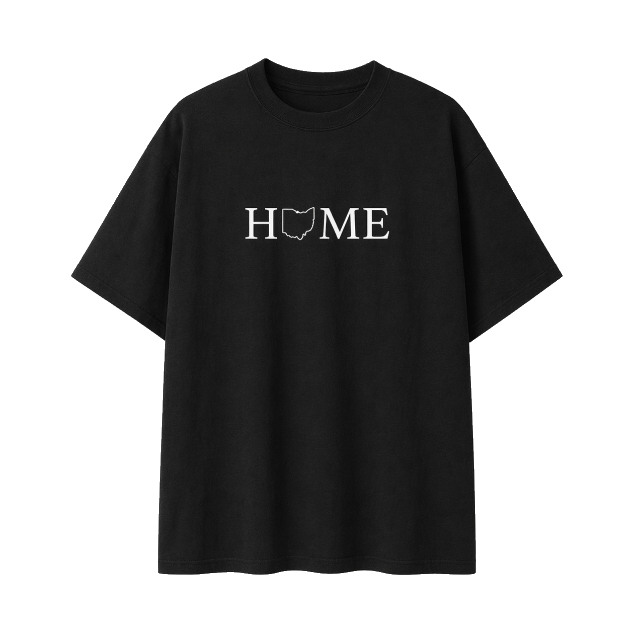 Collection 5 Ohio Essential Cotton T-Shirt - Black front
