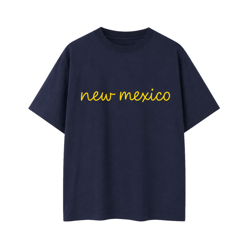Collection 3 New Mexico Essential Cotton T-Shirt - Navy Blue front
