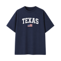 Collection 2 Texas Essential Cotton T-Shirt - Navy Blue front