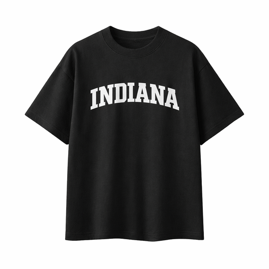 Collection 1 Indiana Essential Cotton T-Shirt - Black front
