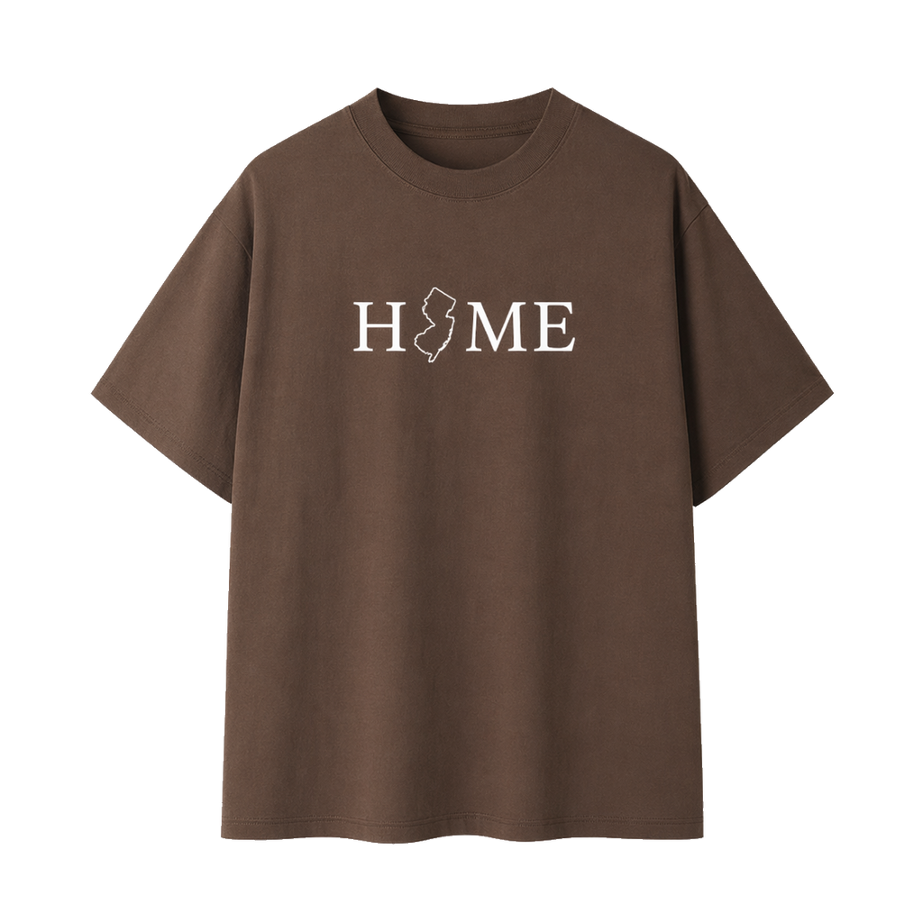 Collection 5 New Jersey Essential Cotton T-Shirt - Coffee front