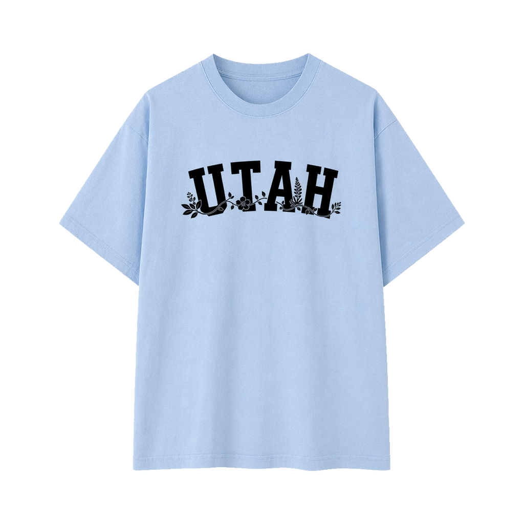 Collection 10 Utah Essential Cotton T-Shirt - Light Blue front