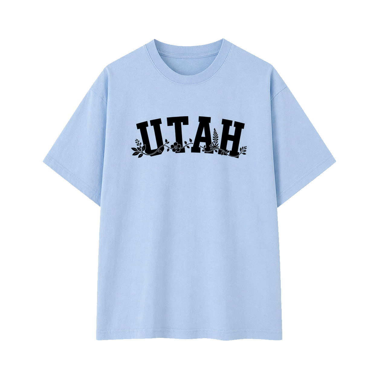 Collection 10 Utah Essential Cotton T-Shirt - Light Blue front