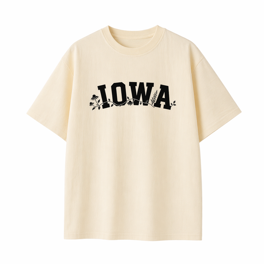 Collection 10 Iowa Essential Cotton T-Shirt - Apricot front