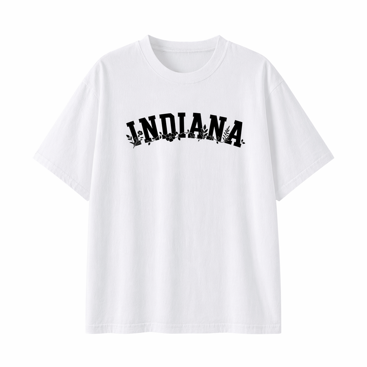 Collection 10 Indiana Essential Cotton T-Shirt - White front