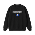 Collection 7 Connecticut Essential Heavyweight Crewneck Sweatshirt - Black front