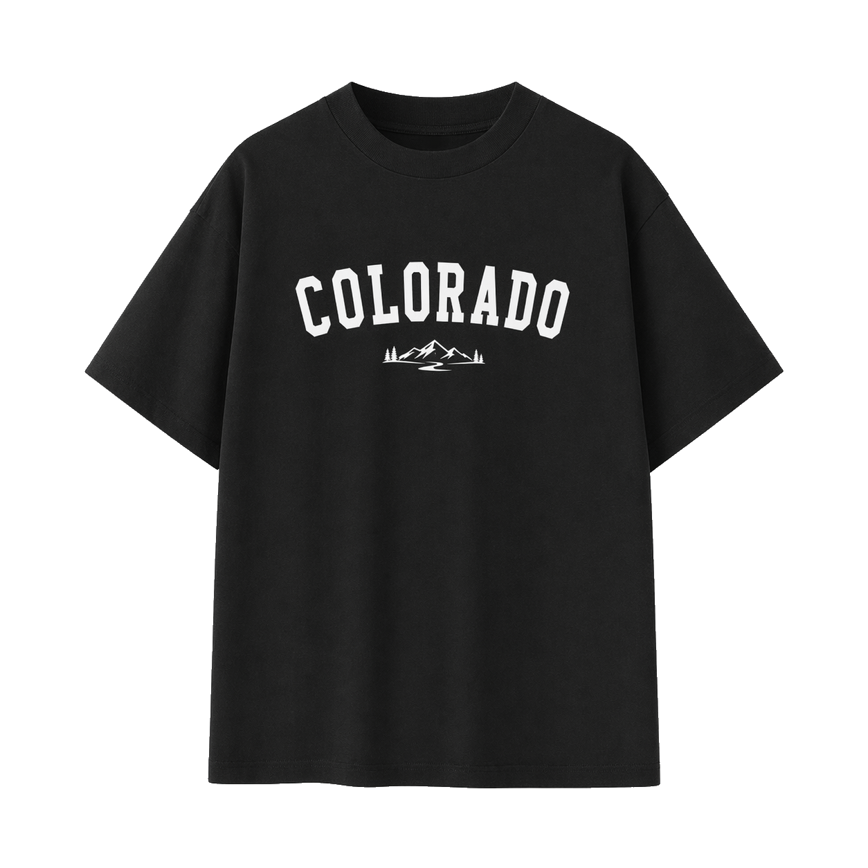 Collection 9 Colorado Essential Cotton T-Shirt - Black front