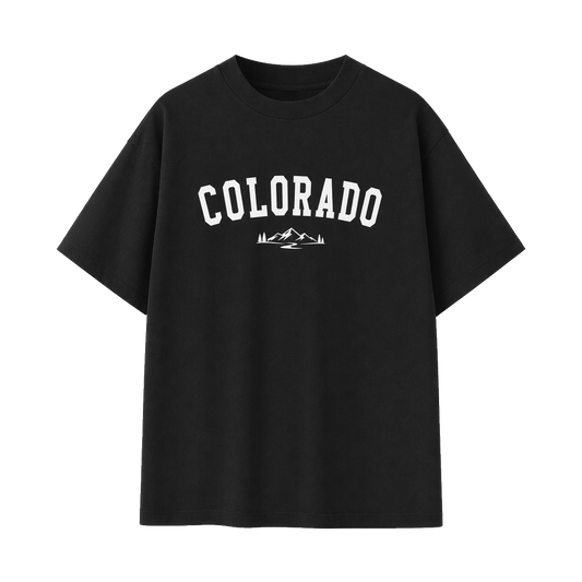 Collection 9 Colorado Essential Cotton T-Shirt - Black front