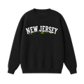 Collection 10 New Jersey Essential Heavyweight Crewneck Sweatshirt - Black front
