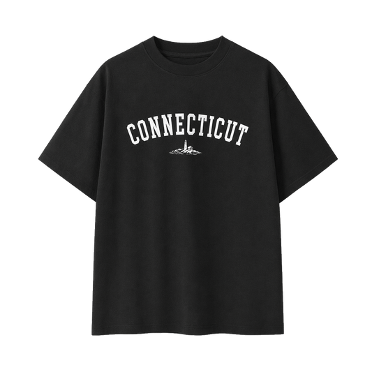 Collection 9 Connecticut Essential Cotton T-Shirt - Black front
