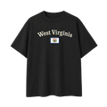 Collection 6 West Virginia Essential Cotton T-Shirt - Black front