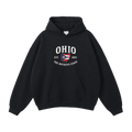 Collection 8 Ohio Oversize Fleeced Hoodie - Black front