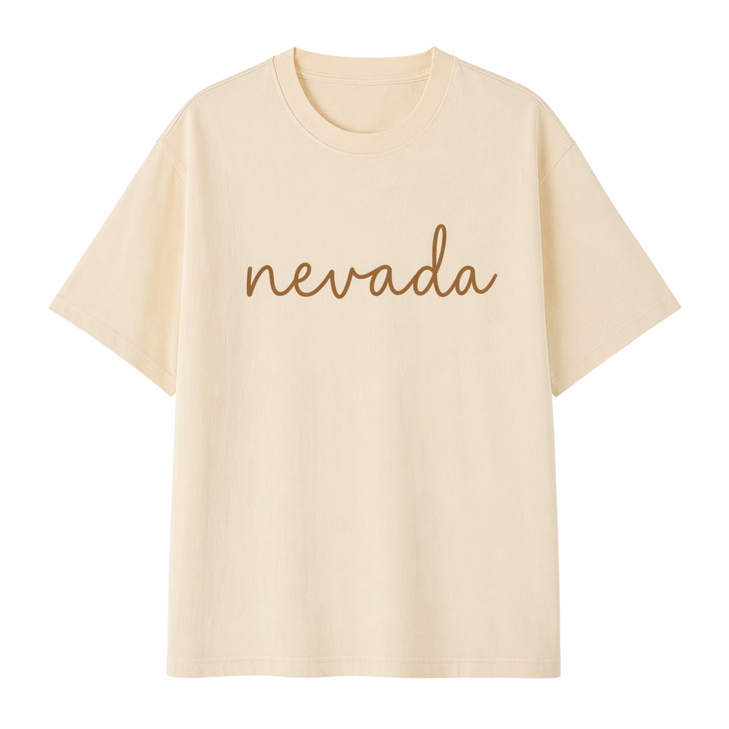 Collection 3 Nevada Essential Cotton T-Shirt - Apricot front