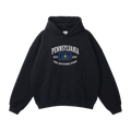 Collection 8 Pennsylvania Oversize Fleeced Hoodie - Black front