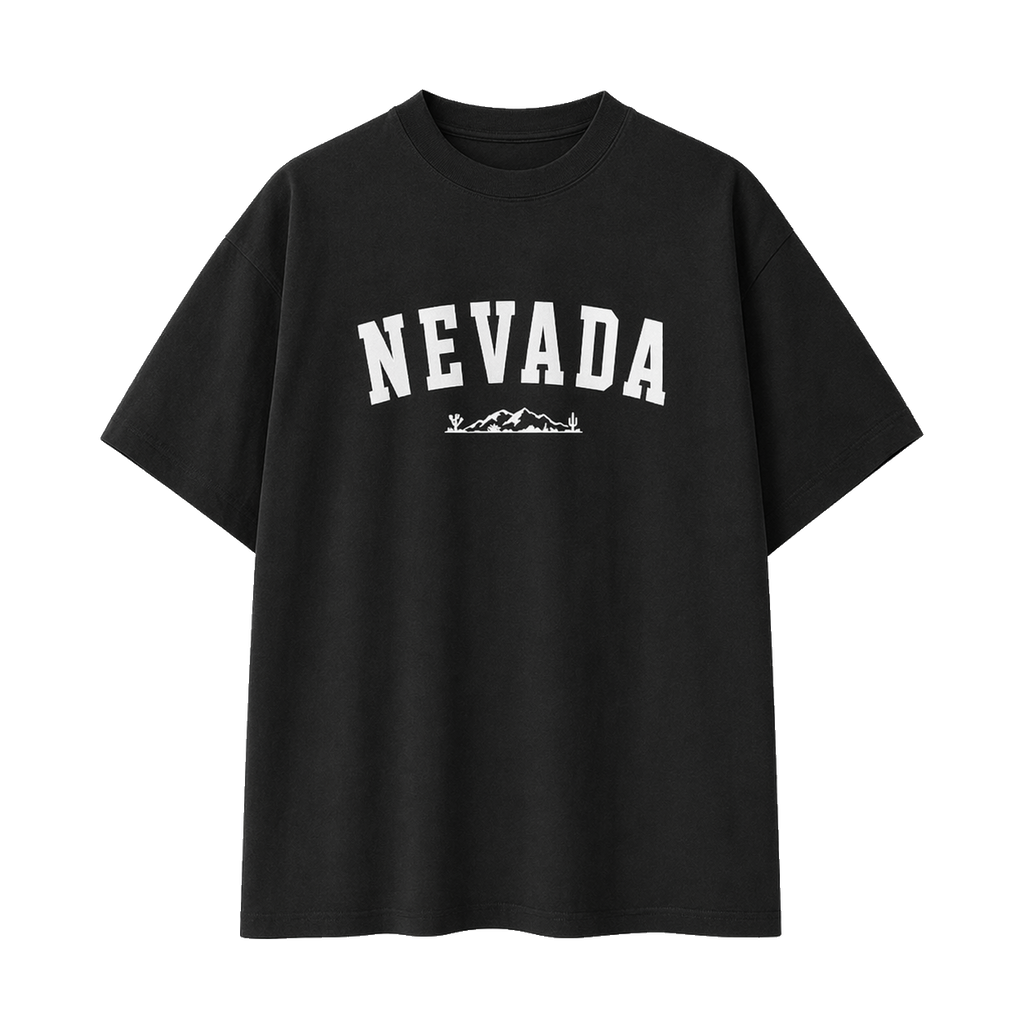 Collection 9 Nevada Essential Cotton T-Shirt - Black front