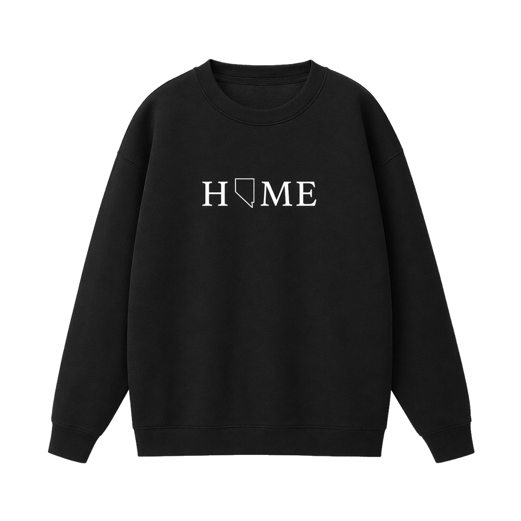 Collection 5 Nevada Essential Heavyweight Crewneck Sweatshirt - Black front