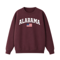 Collection 2 Alabama Essential Heavyweight Crewneck Sweatshirt - Dull Red front