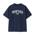 Collection 4 Montana Essential Cotton T-Shirt - Navy Blue front