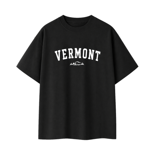 Collection 9 Vermont Essential Cotton T-Shirt - Black front