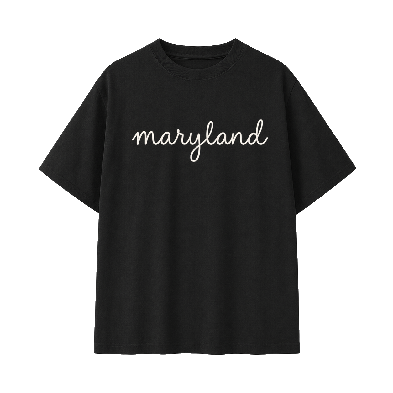 Collection 3 Maryland Essential Cotton T-Shirt - Black front