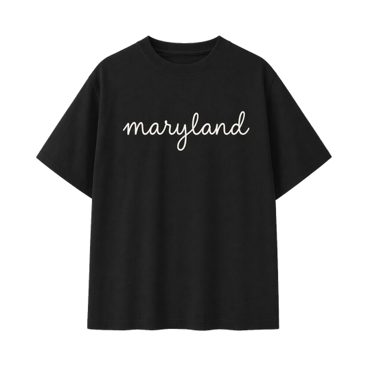 Collection 3 Maryland Essential Cotton T-Shirt - Black front