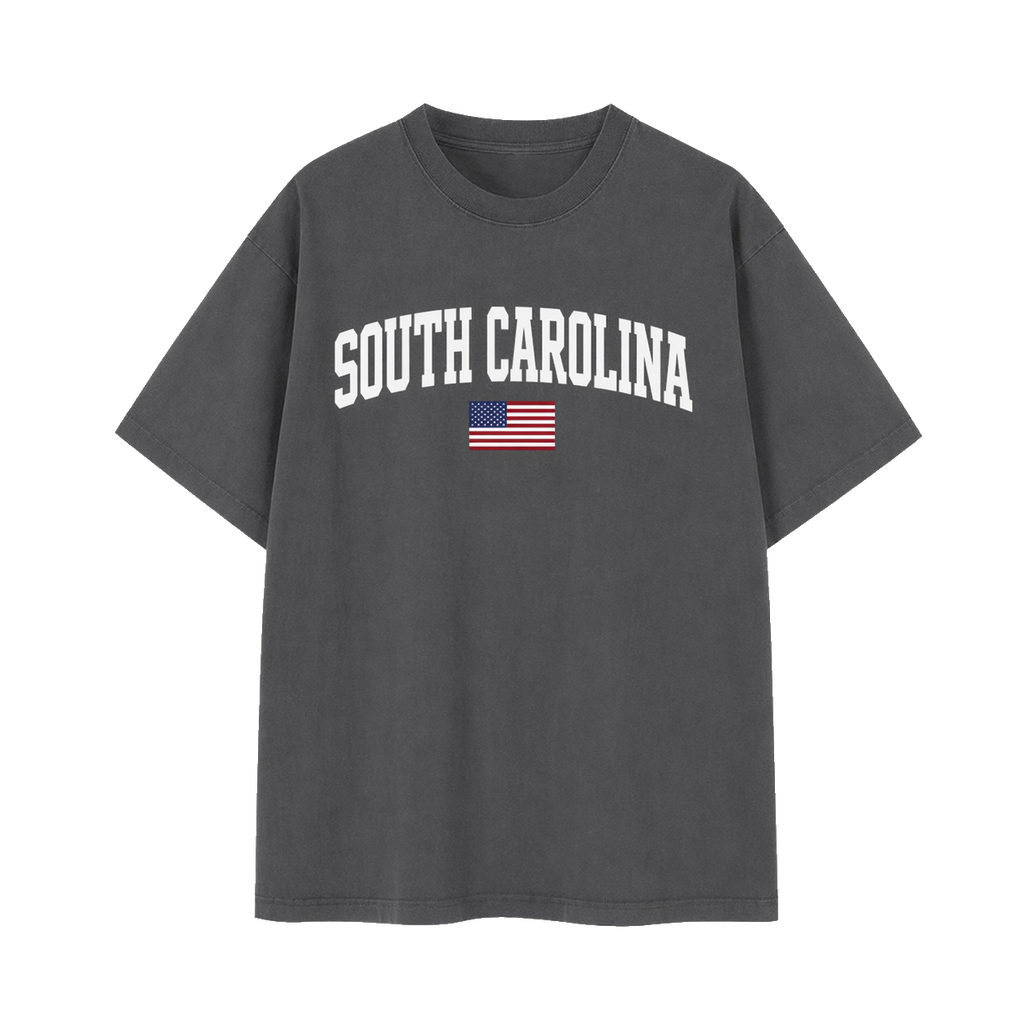 Collection 2 South Carolina Essential Cotton T-Shirt - Dark Gray front