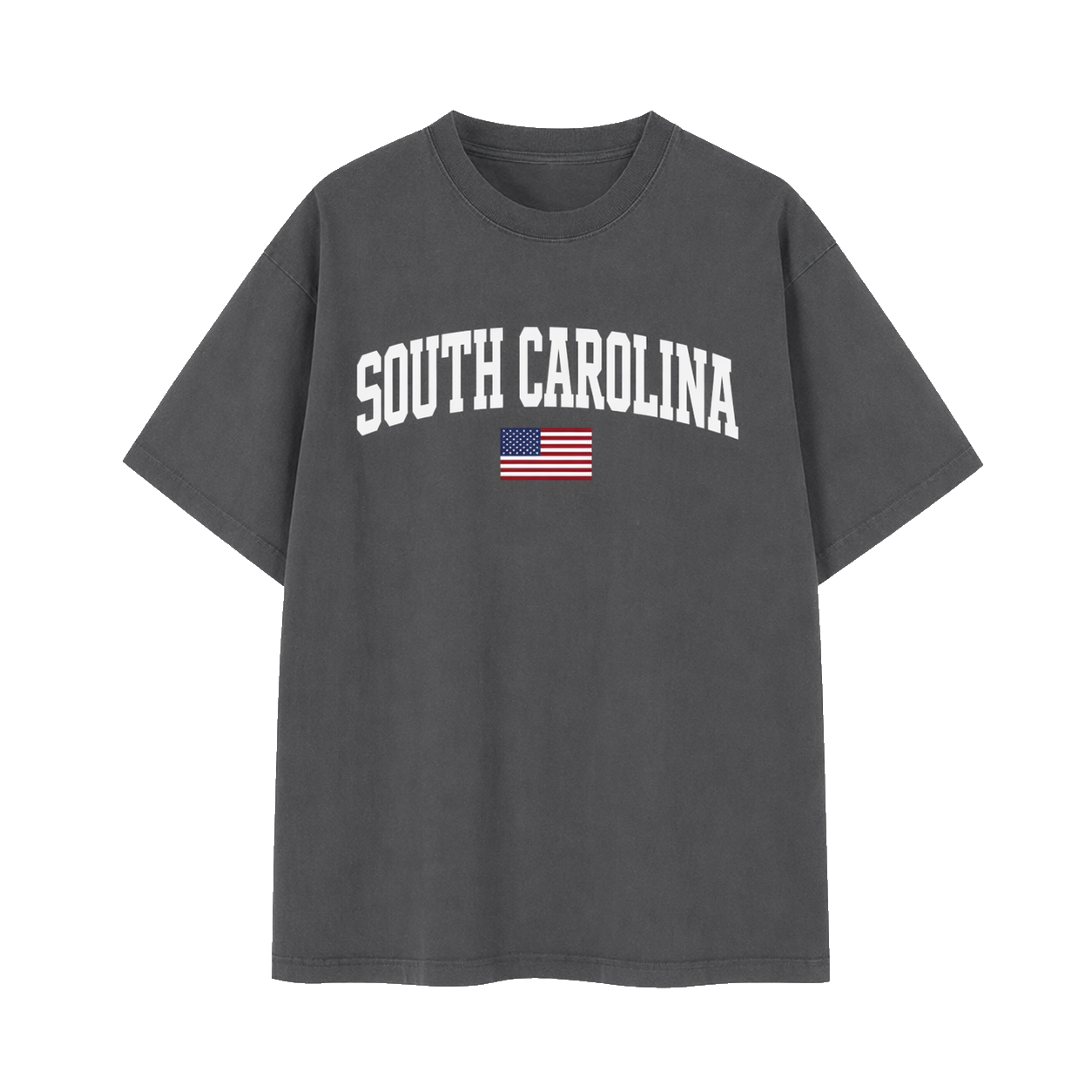 Collection 2 South Carolina Essential Cotton T-Shirt - Dark Gray front