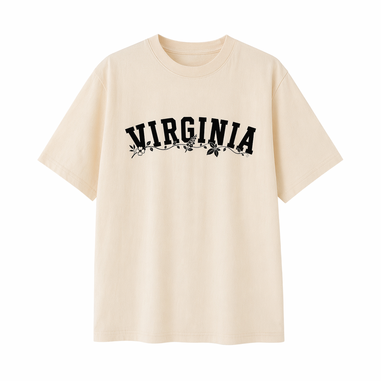 Collection 10 Virginia Essential Cotton T-Shirt - Apricot front