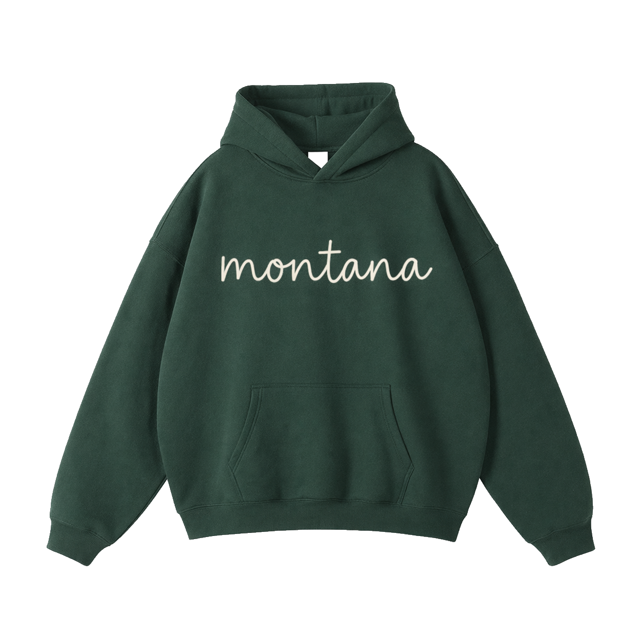 Collection 3 Montana Oversize Fleeced Hoodie - Eden Green front