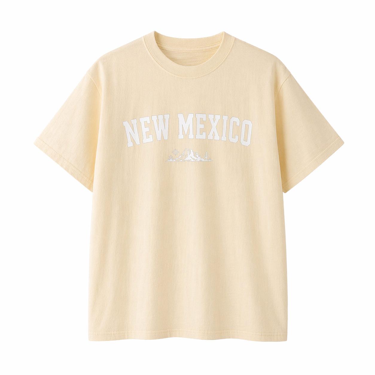 Collection 9 New Mexico Essential Cotton T-Shirt - Apricot front