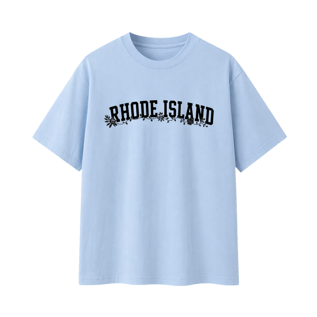 Collection 10 Rhode Island Essential Cotton T-Shirt - Light Blue front