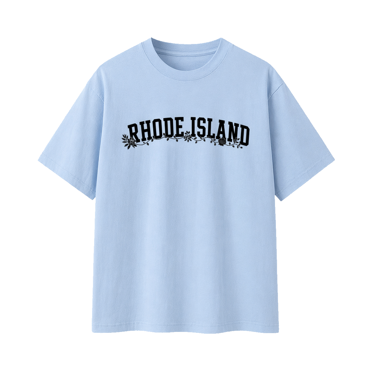 Collection 10 Rhode Island Essential Cotton T-Shirt - Light Blue front