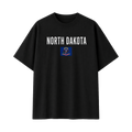 Collection 7 North Dakota Essential Cotton T-Shirt - Black front