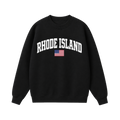 Collection 2 Rhode Island Essential Heavyweight Crewneck Sweatshirt - Black front