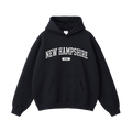 Collection 4 New Hampshire Oversize Fleeced Hoodie - Black front