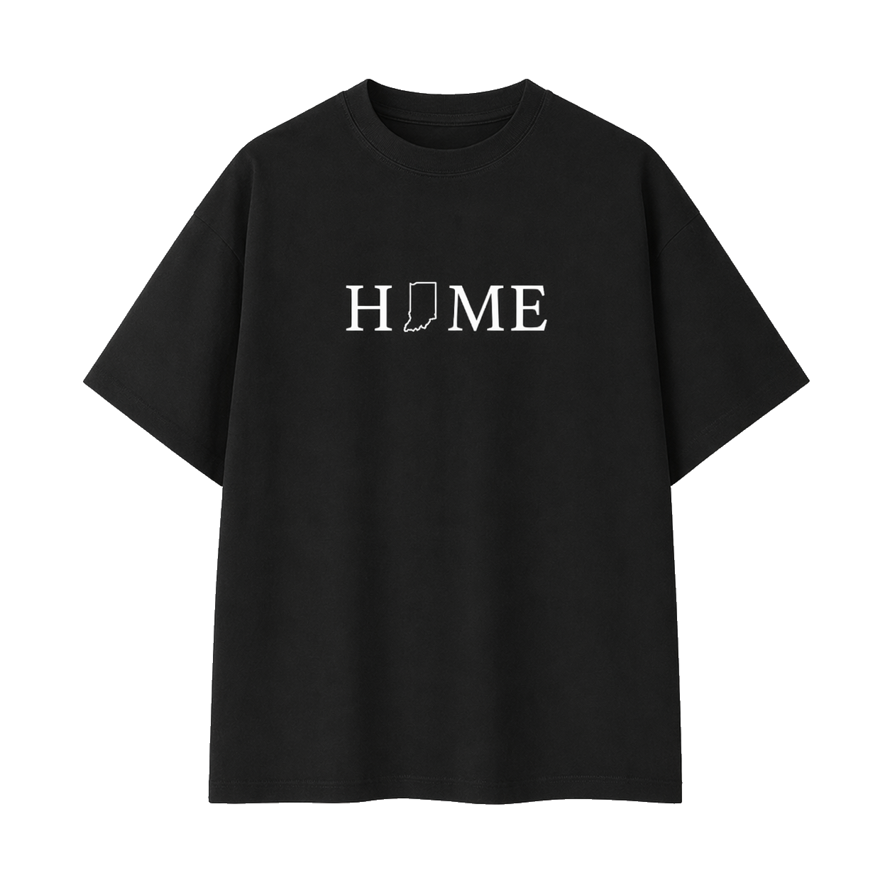 Collection 5 Indiana Essential Cotton T-Shirt - Black front