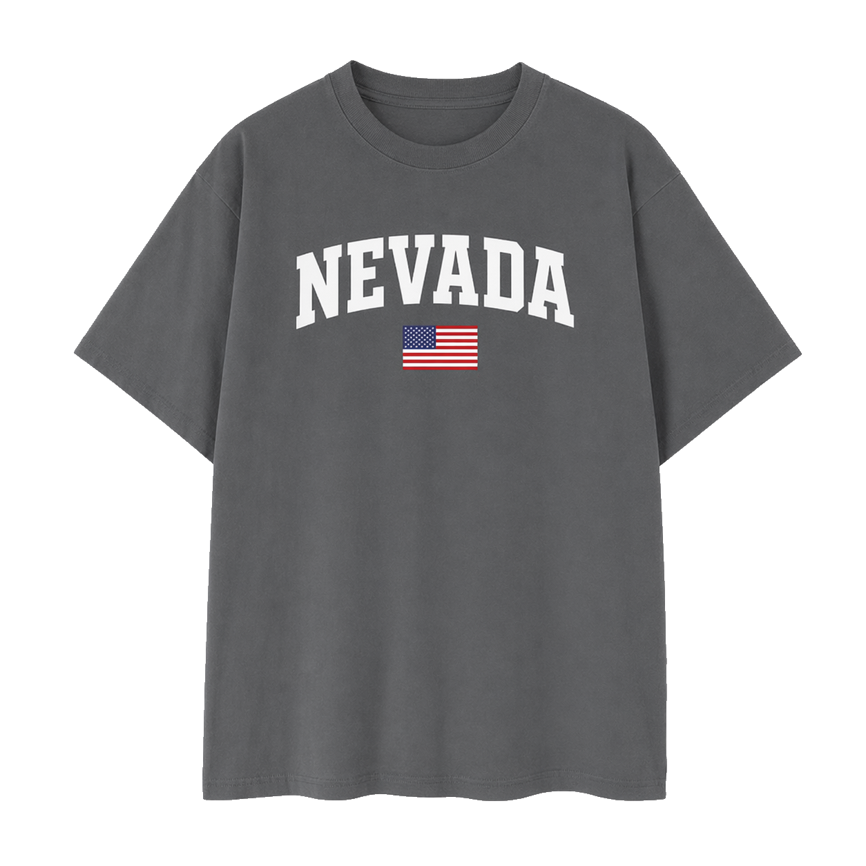 Collection 2 Nevada Essential Cotton T-Shirt - Dark Gray front