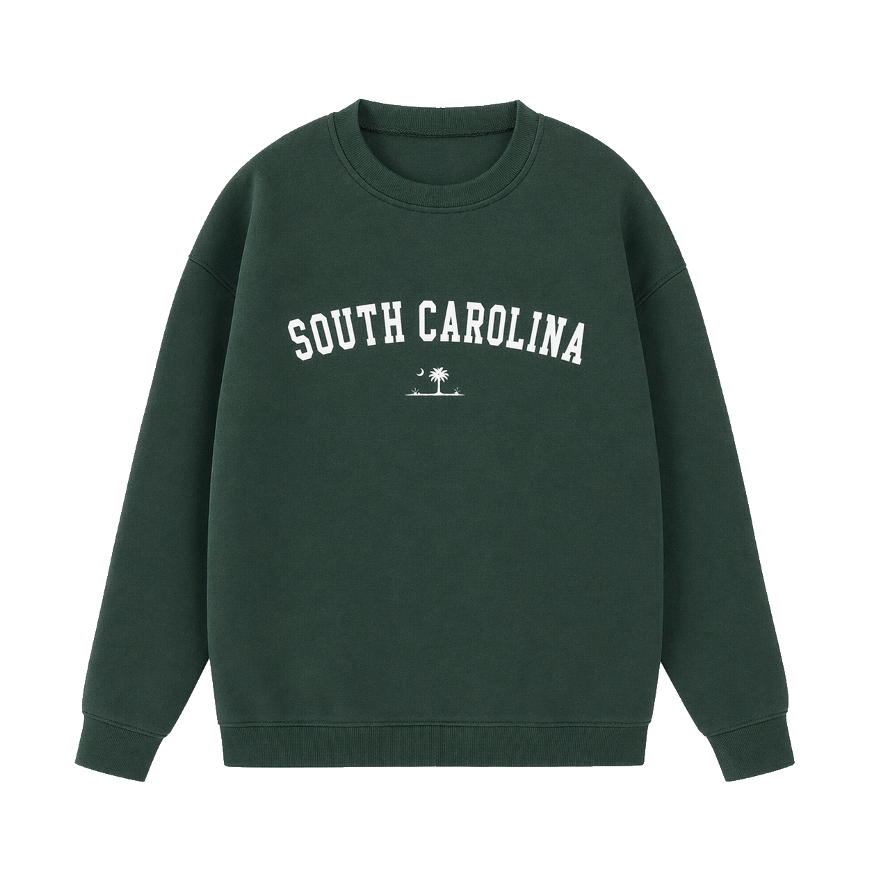Collection 9 South Carolina Essential Heavyweight Crewneck Sweatshirt - Dark Green front