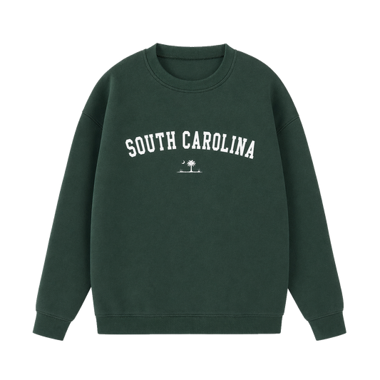 Collection 9 South Carolina Essential Heavyweight Crewneck Sweatshirt - Dark Green front