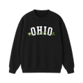 Collection 10 Ohio Essential Heavyweight Crewneck Sweatshirt - Black front