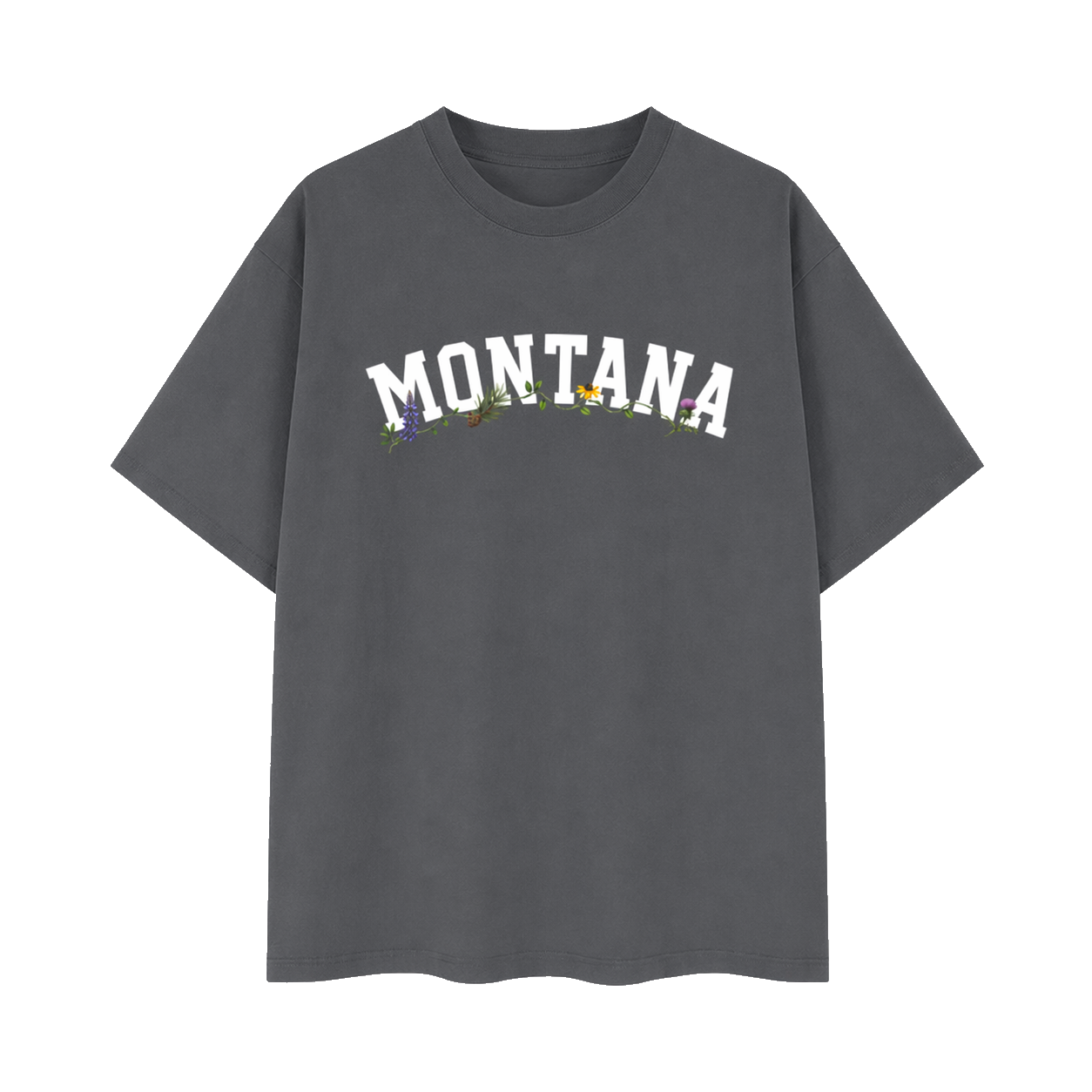 Collection 10 Montana Essential Cotton T-Shirt - Dark Gray front