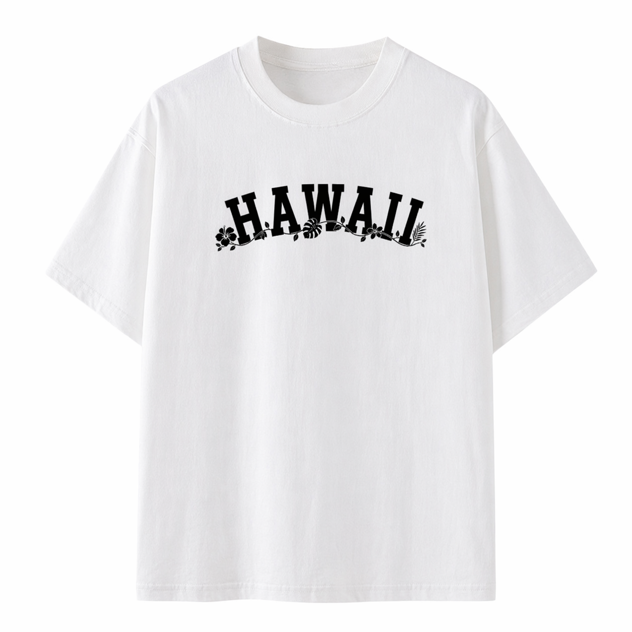 Collection 10 Hawaii Essential Cotton T-Shirt - White front