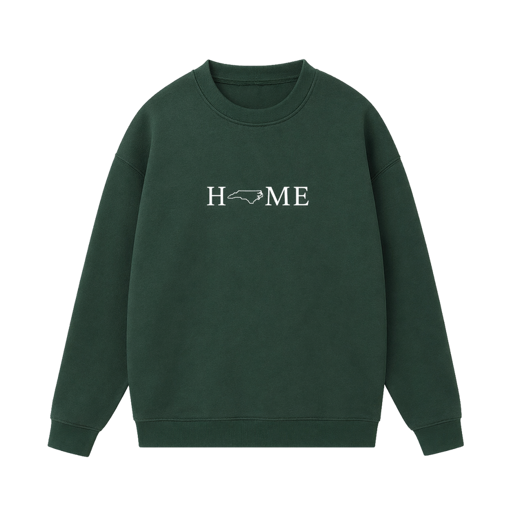 Collection 5 North Carolina Essential Heavyweight Crewneck Sweatshirt - Dark Green front