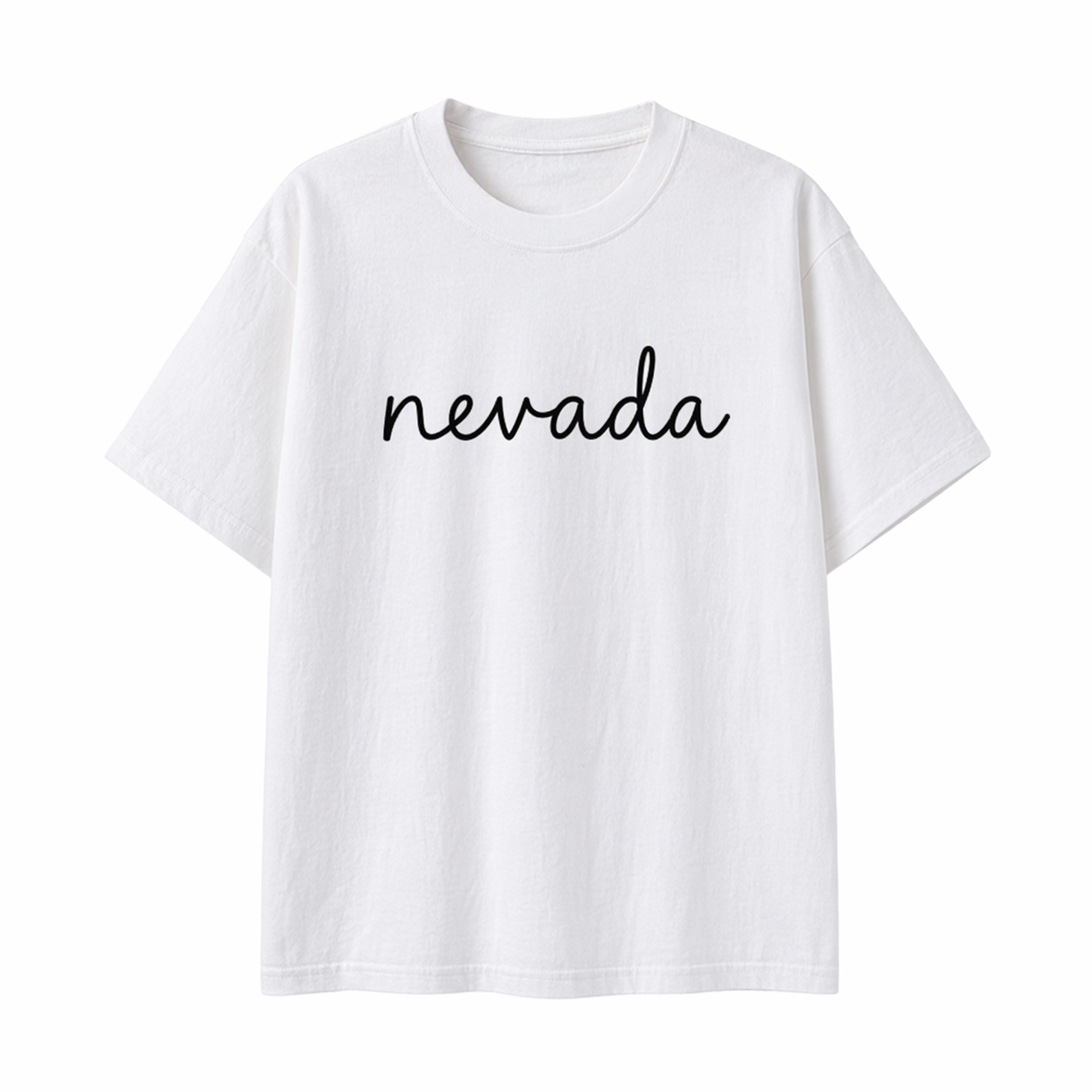Collection 3 Nevada Essential Cotton T-Shirt - White front