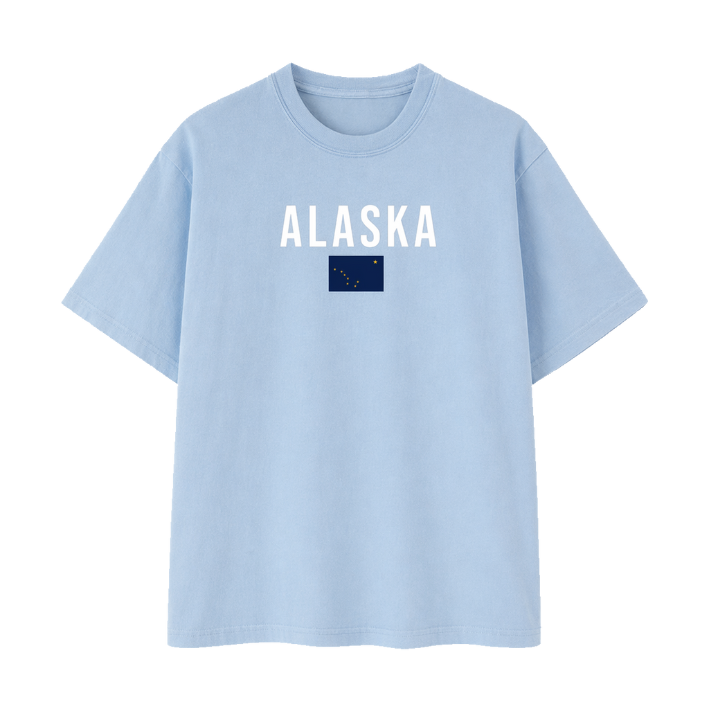Collection 7 Alaska Essential Cotton T-Shirt - Light Blue front
