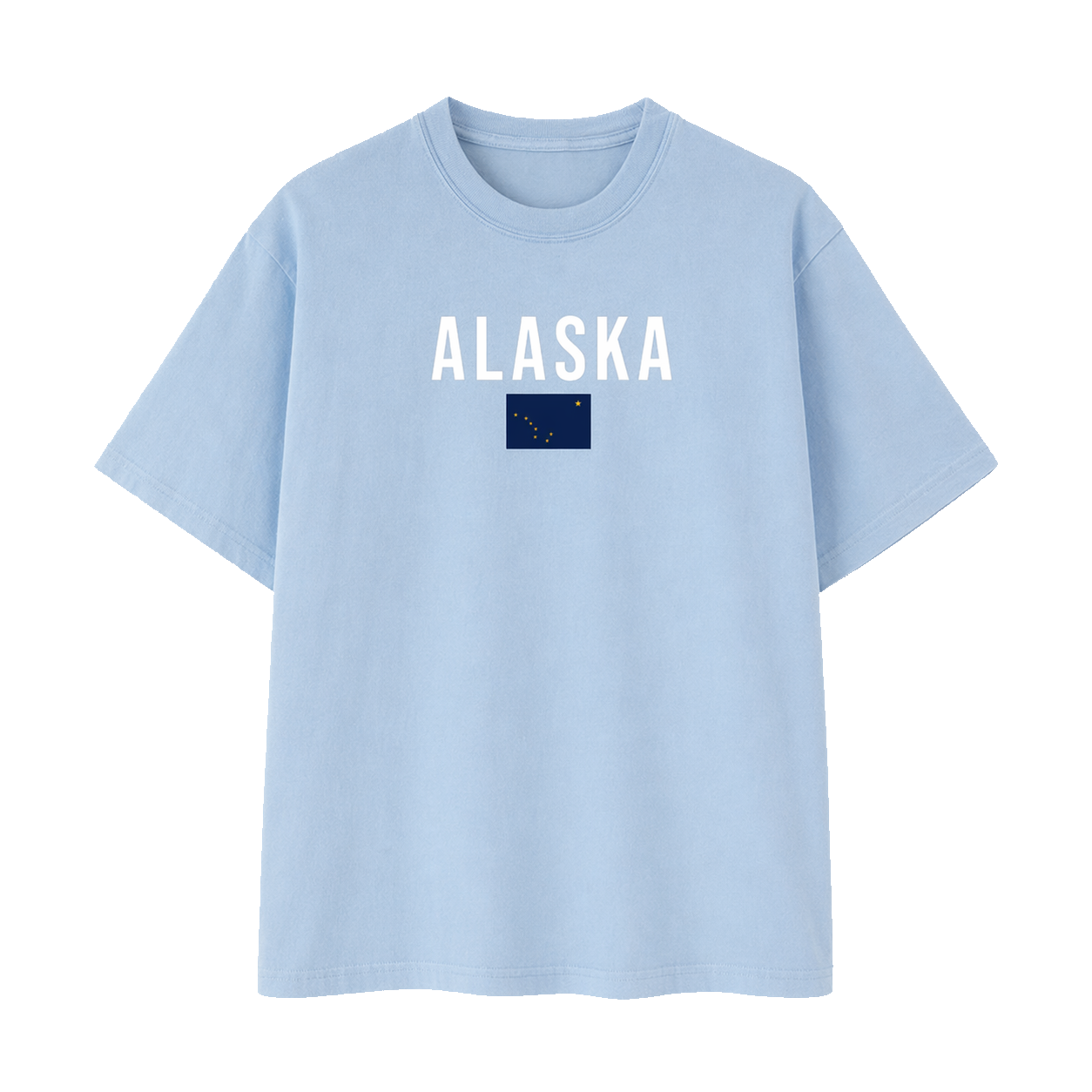 Collection 7 Alaska Essential Cotton T-Shirt - Light Blue front