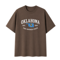 Collection 8 Oklahoma Essential Cotton T-Shirt - Coffee front