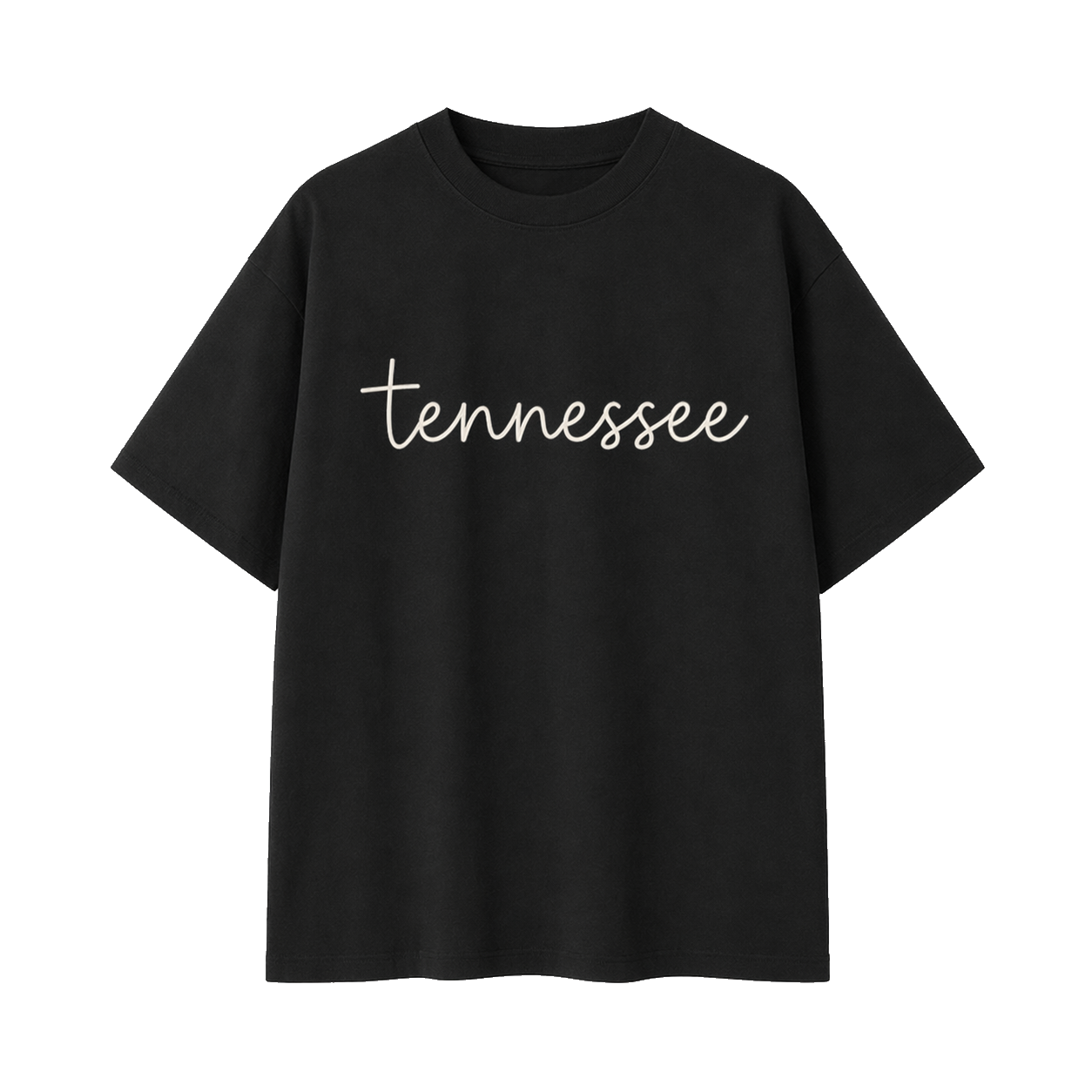 Collection 3 Tennessee Essential Cotton T-Shirt - Black front